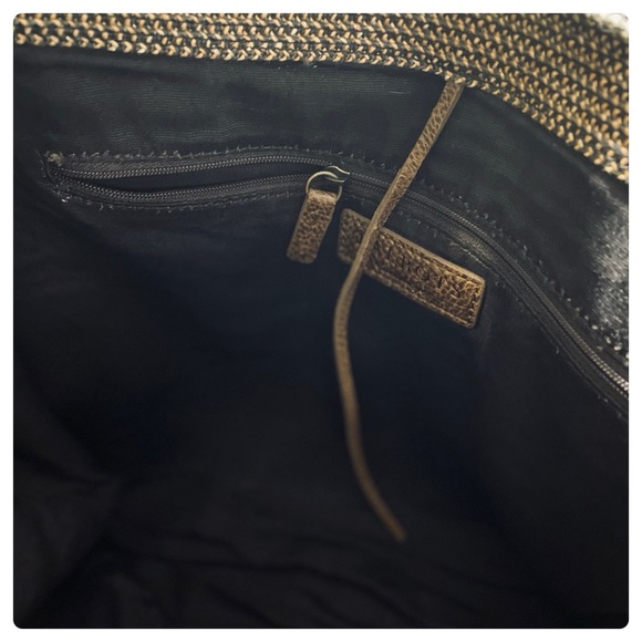 TALBOTS BOHO Style Braided Twine Tote Shoulder Bag - Picture 10 of 15